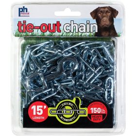 Prevue Pet Products 15 Foot Tie-Out Chain Heavy Duty