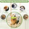 Plush Dog Toy with Crinkle Paper and Ropes - Small Interactive Puppy Toys for Medium to Large Dogs