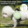 Macaron Color Portable Foldable Travel Bowl for Cats Dogs Lightweight Space-Saving Pet Feeding Drinking Outdoor Use 350ml